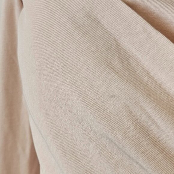 Lululemon Womens Gather & Grow Long Sleeve Top, Pink, Wrap Shirt, Cotton, 6 - Picture 9 of 9